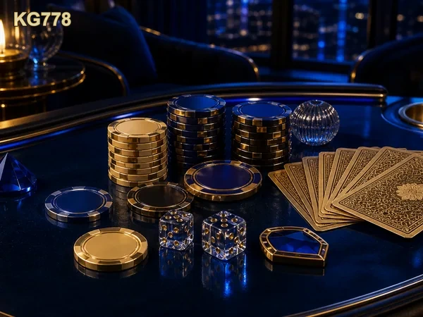 Ilustrasi permainan rummy di kg778 pada meja pertandingan online